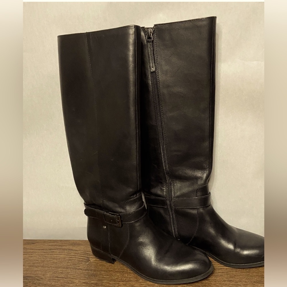 J Jill Dark Brown Leather Boots. Sz 6.5 Worn Once.